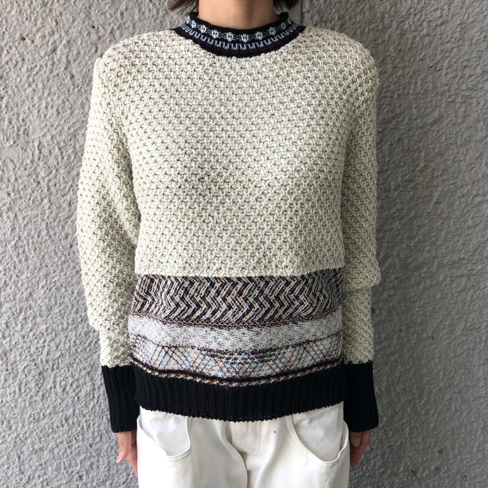 せやニット mame - mamekurogouchi Lame Tweed Knit Pulloverの通販 by ♩｜マメならラクマ まし